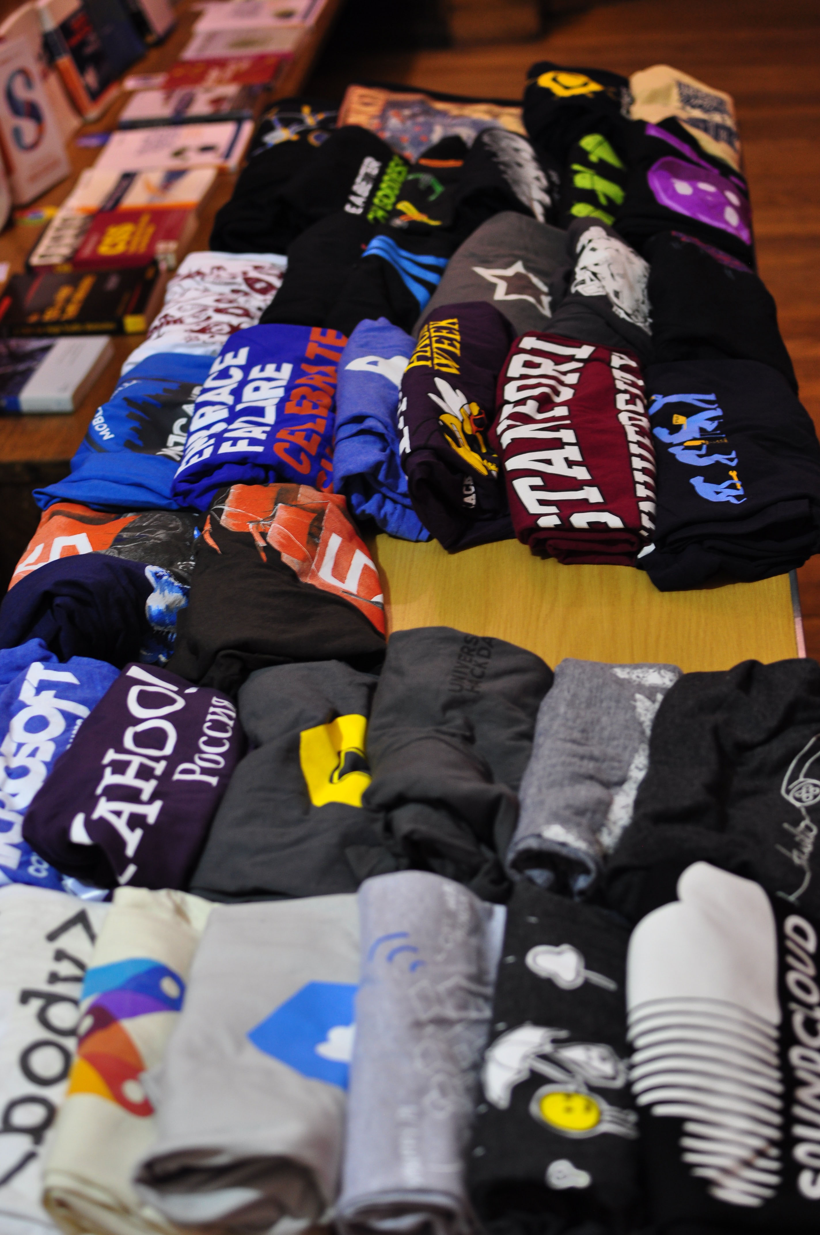 Chris' Tech Swag (half of it)