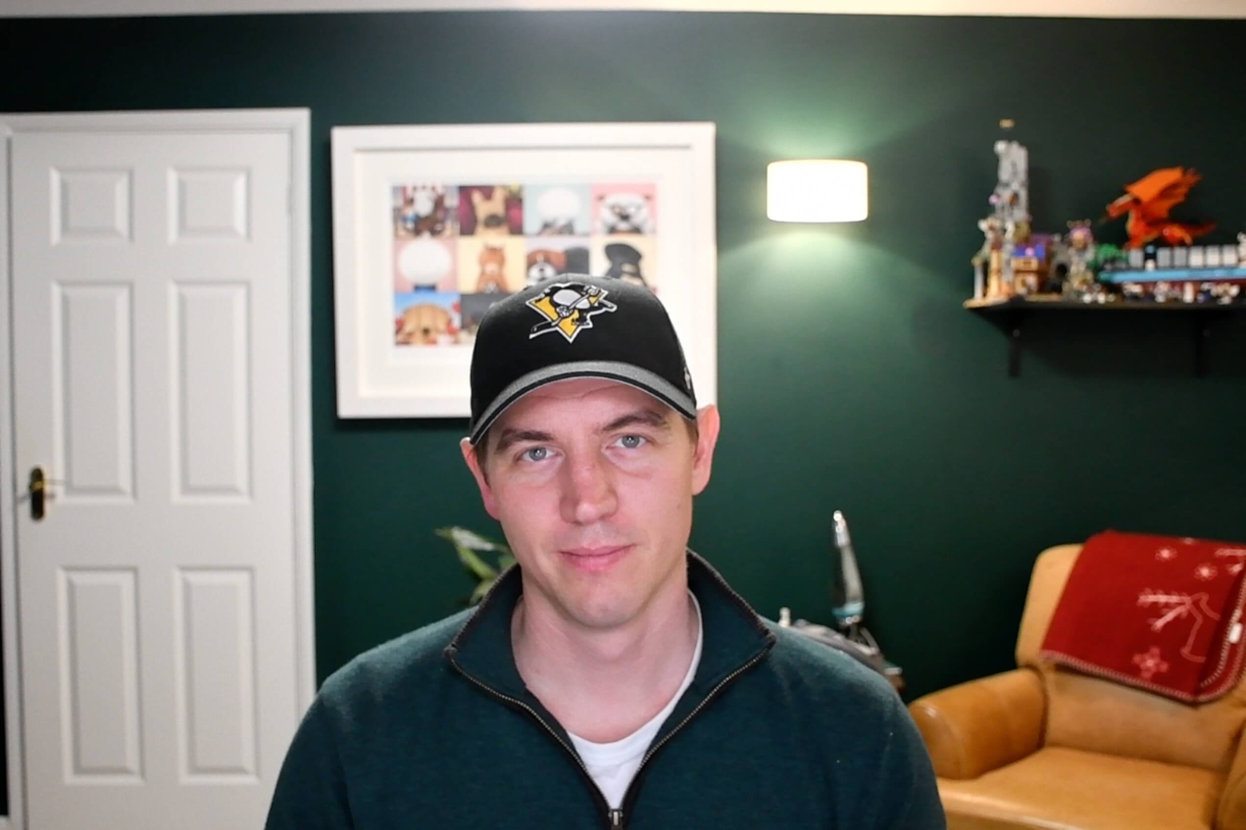 This is what Steve looks like when on a webcam