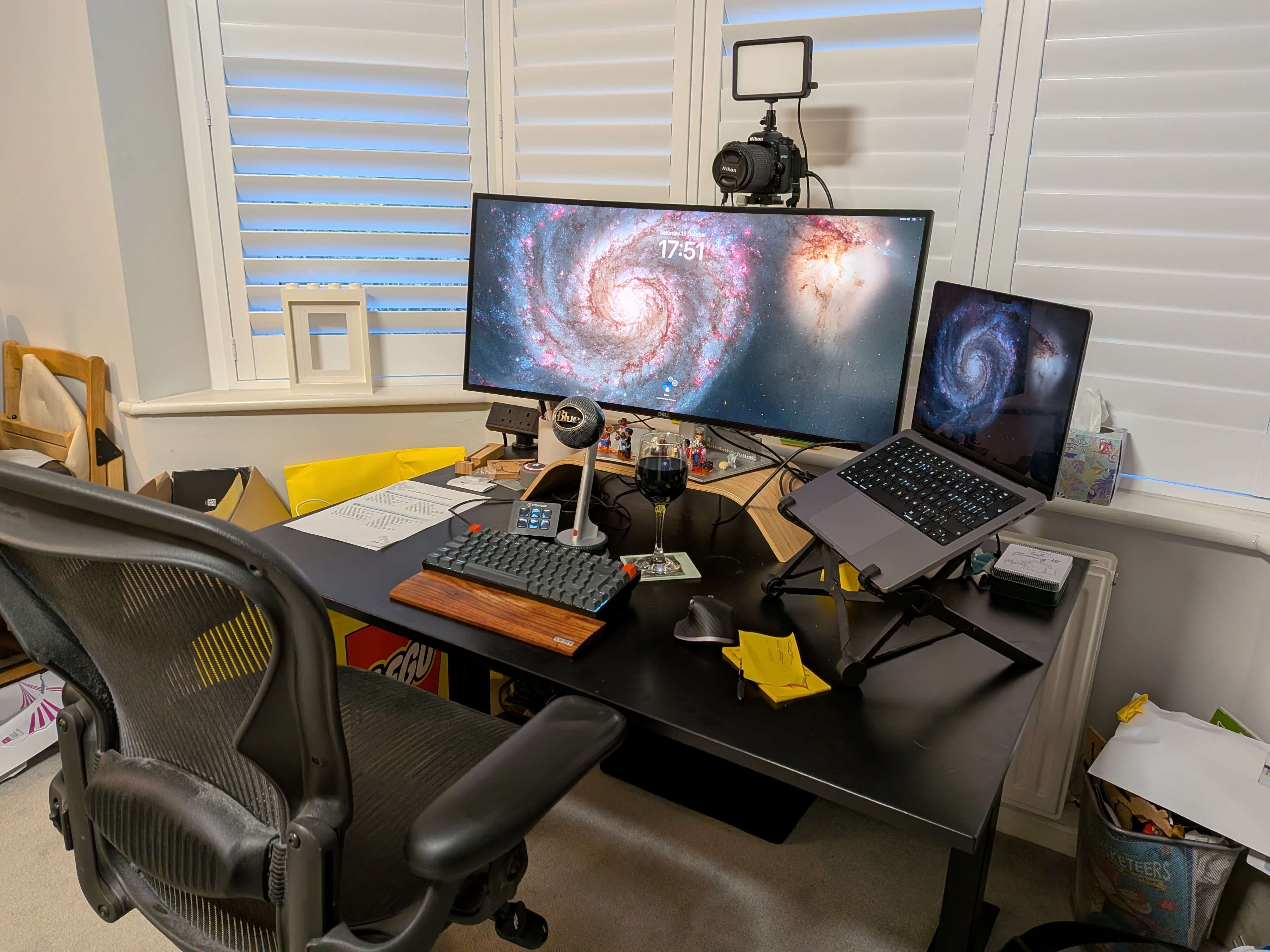 My desk setup in 2025